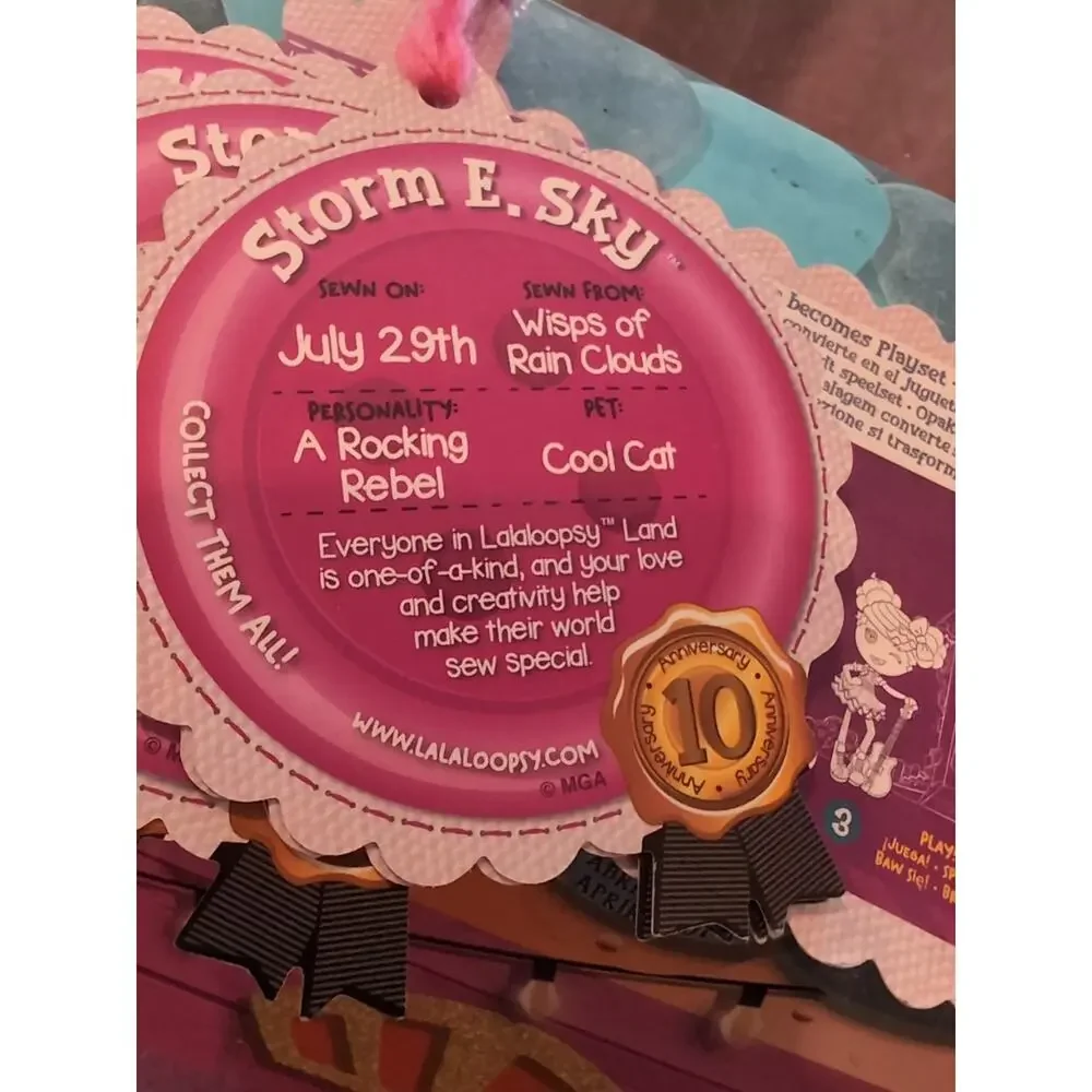 Lalaloopsy Storm E. Sky Doll with Pet & Accessories - In Box (Worn Packaging)